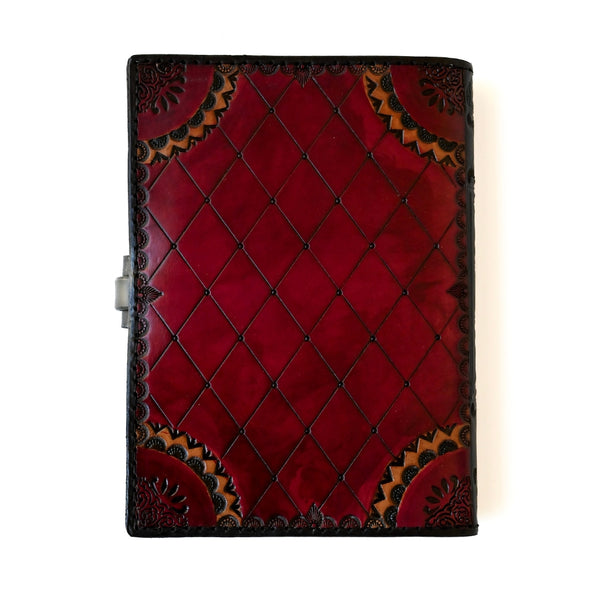 A5 Leather Diary Cover - Back