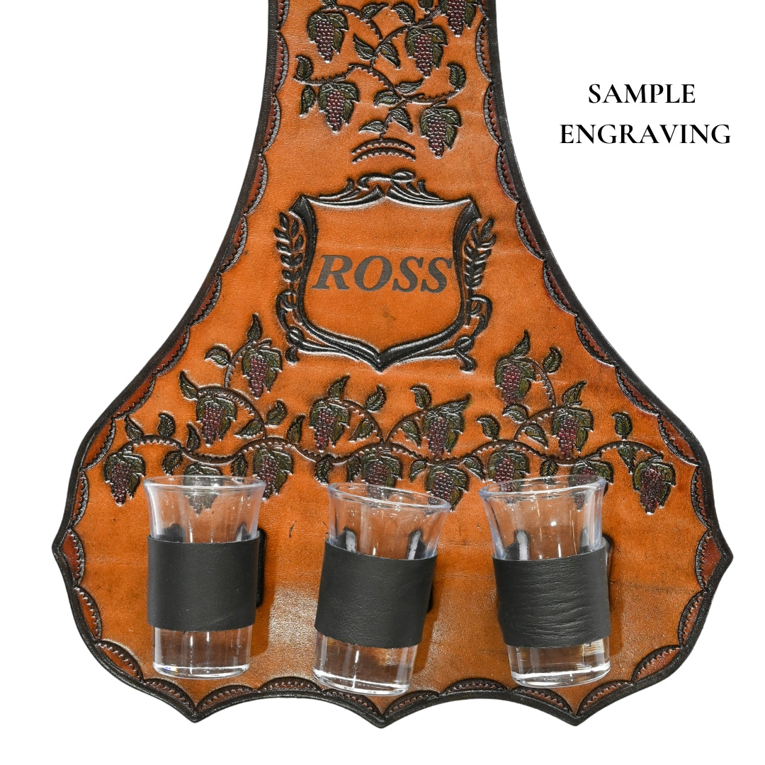 6 Glass Keg Saddle