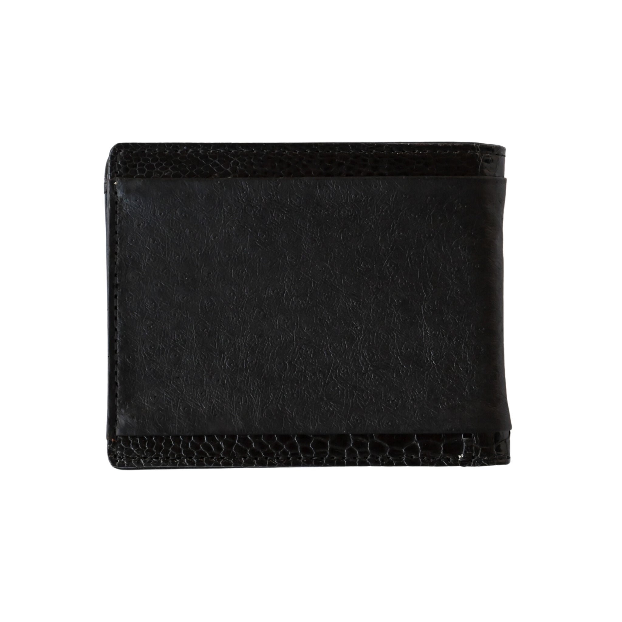 Black - Back - Emu & Kangaroo Wallet