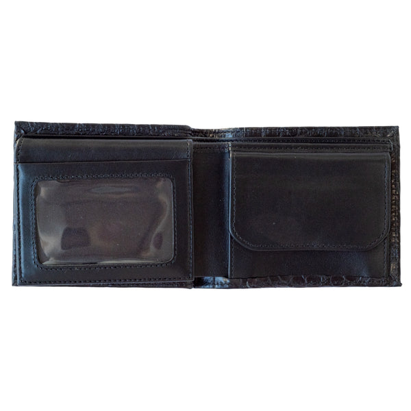 Black Crocodile Leather Wallet