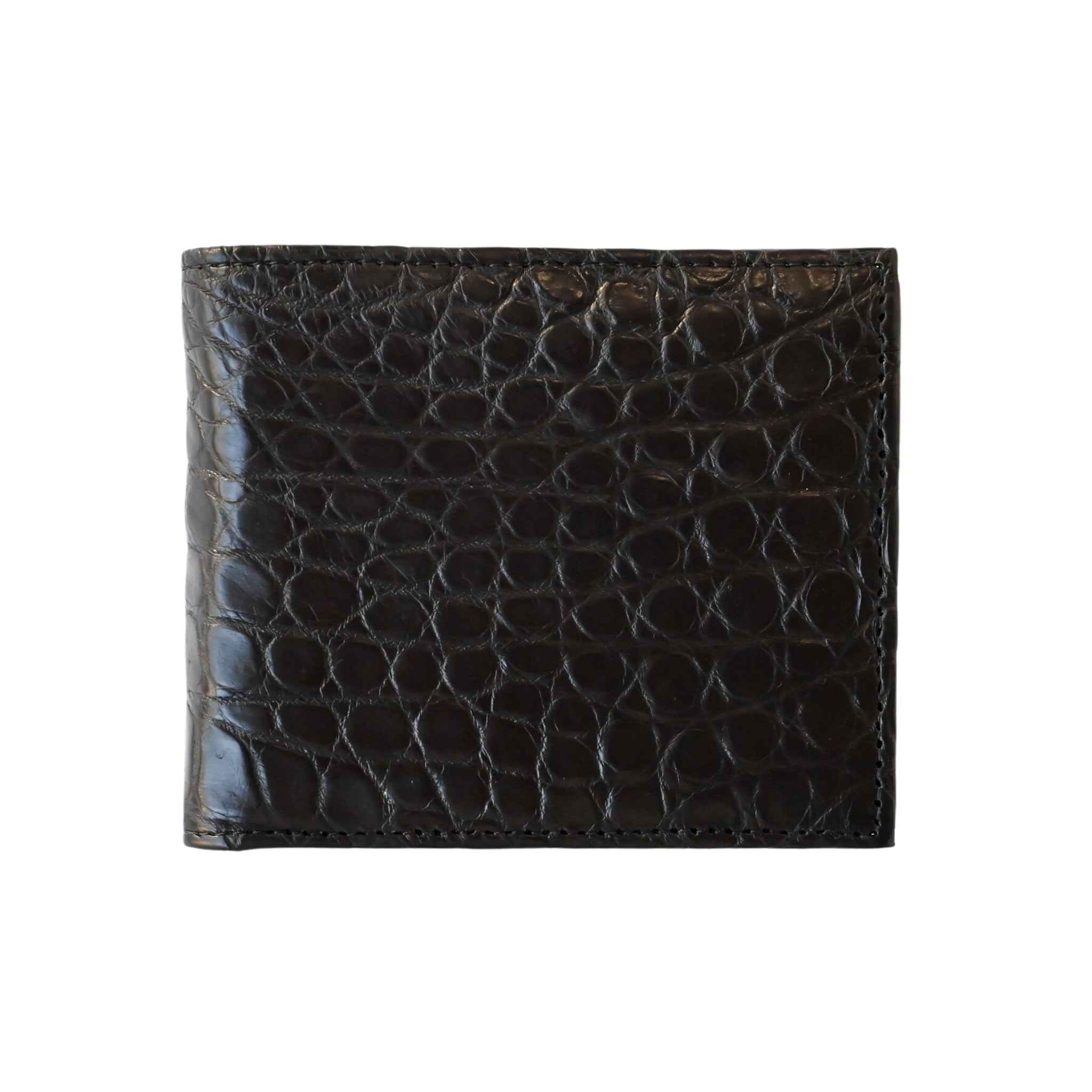 Black Crocodile Leather Wallet