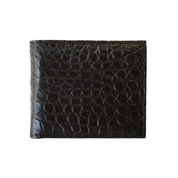 Black Crocodile Leather Wallet