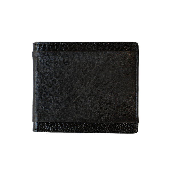 Black Emu & Kangaroo Wallet - Front