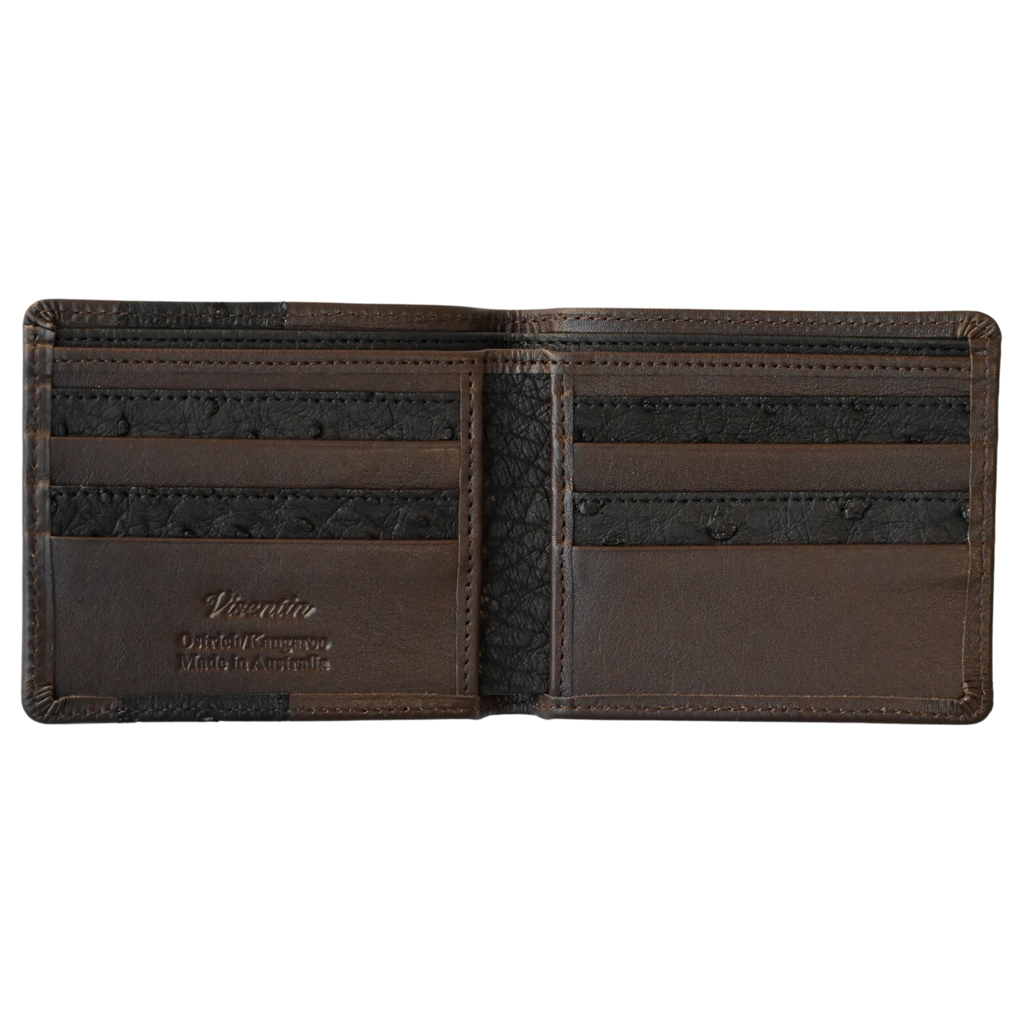Kangaroo & Ostrich Card Wallet | 8 cards