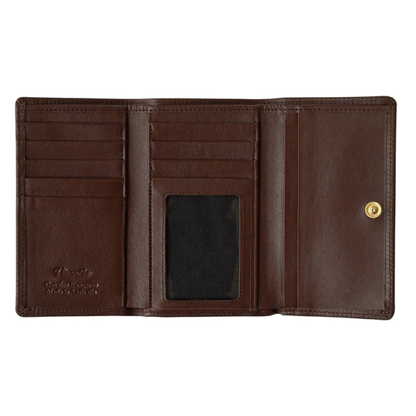 Brown Kangaroo Tri Fold Purse