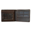 Brown Crocodile & Kangaroo Wallet