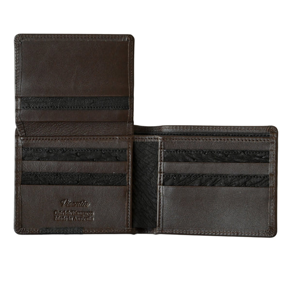 Kangaroo & Ostrich Wallet | 13 Cards, ID Window