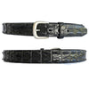 Black Crocodile Hornback Belt
