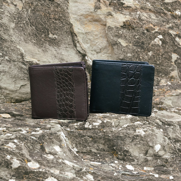 Crocodile & Kangaroo Wallet | 13 Cards, ID Window