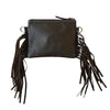 DAISY fringe crossbody clutch