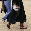 DAISY fringe crossbody clutch