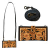 EDEN Tooled Cowhide Ladies Wallet