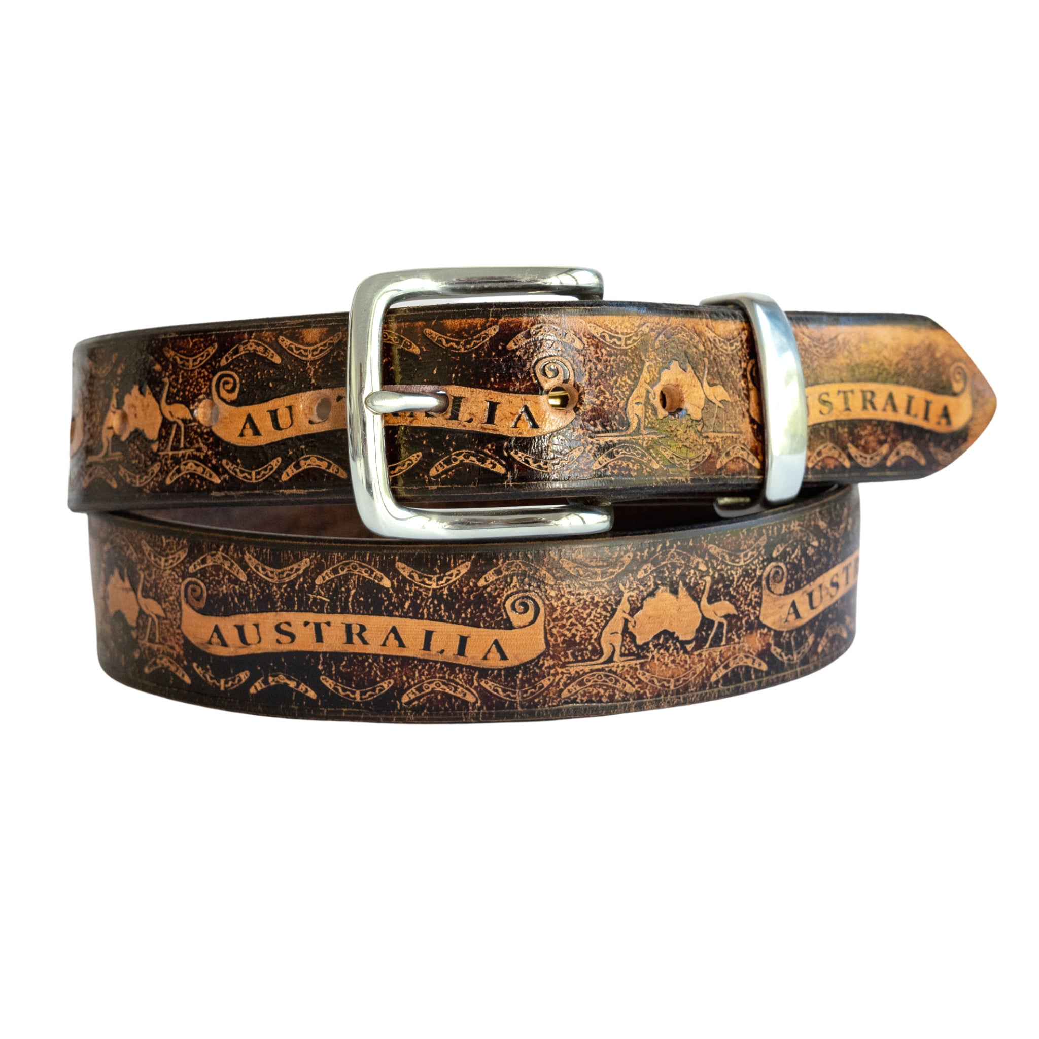 Australia Embossed Belt