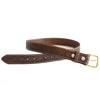 Dark Tan Embossed Belt