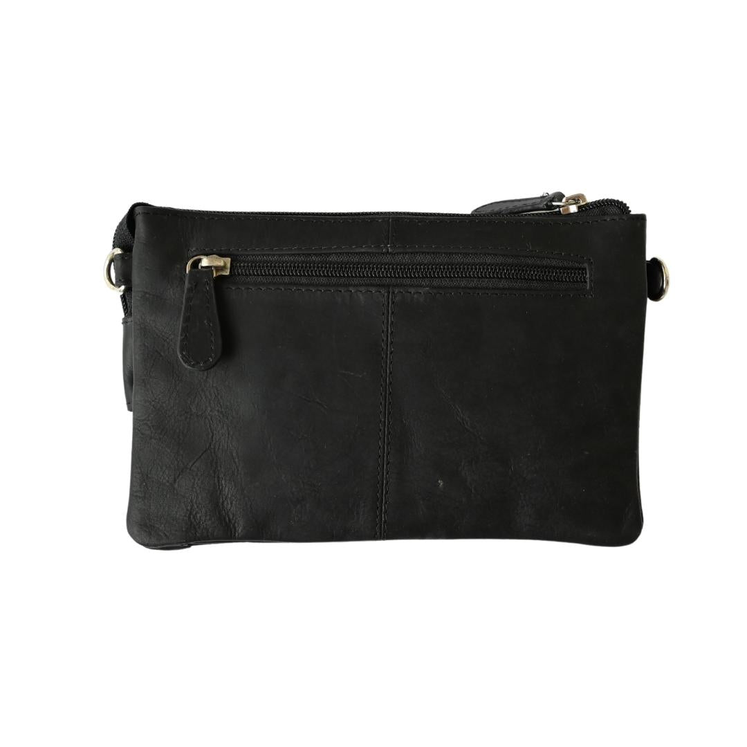 Floral Embossed Crossbody Bag