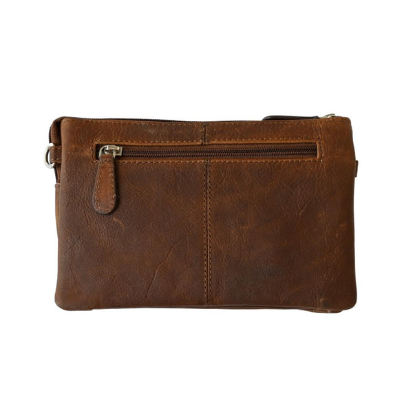 Floral Embossed Crossbody Bag