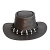 Hat Band | Crocodile Hornback | 6 Croc Teeth