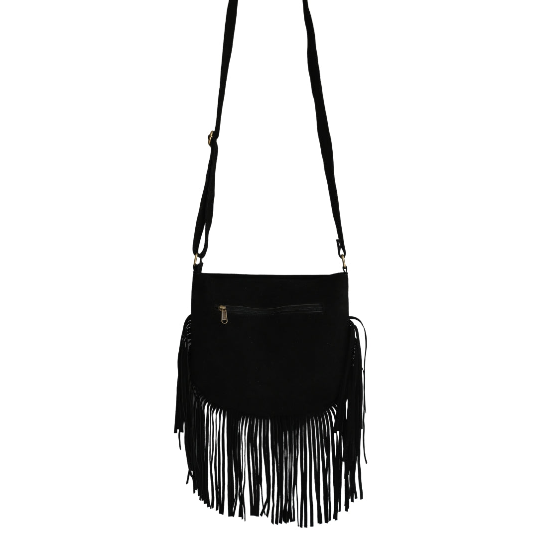 JESSIE Cowhide Fringed Bag