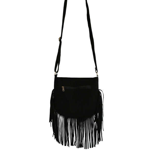 JESSIE Cowhide Fringed Bag