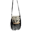 JESSIE Cowhide Fringed Bag
