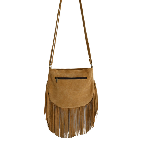 JESSIE Cowhide Fringed Bag
