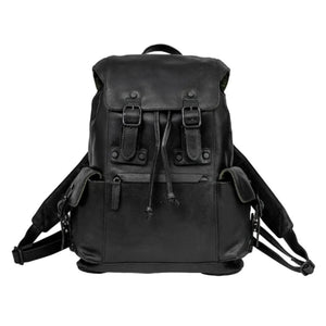 JLP Leather Backpack WAITARA Black