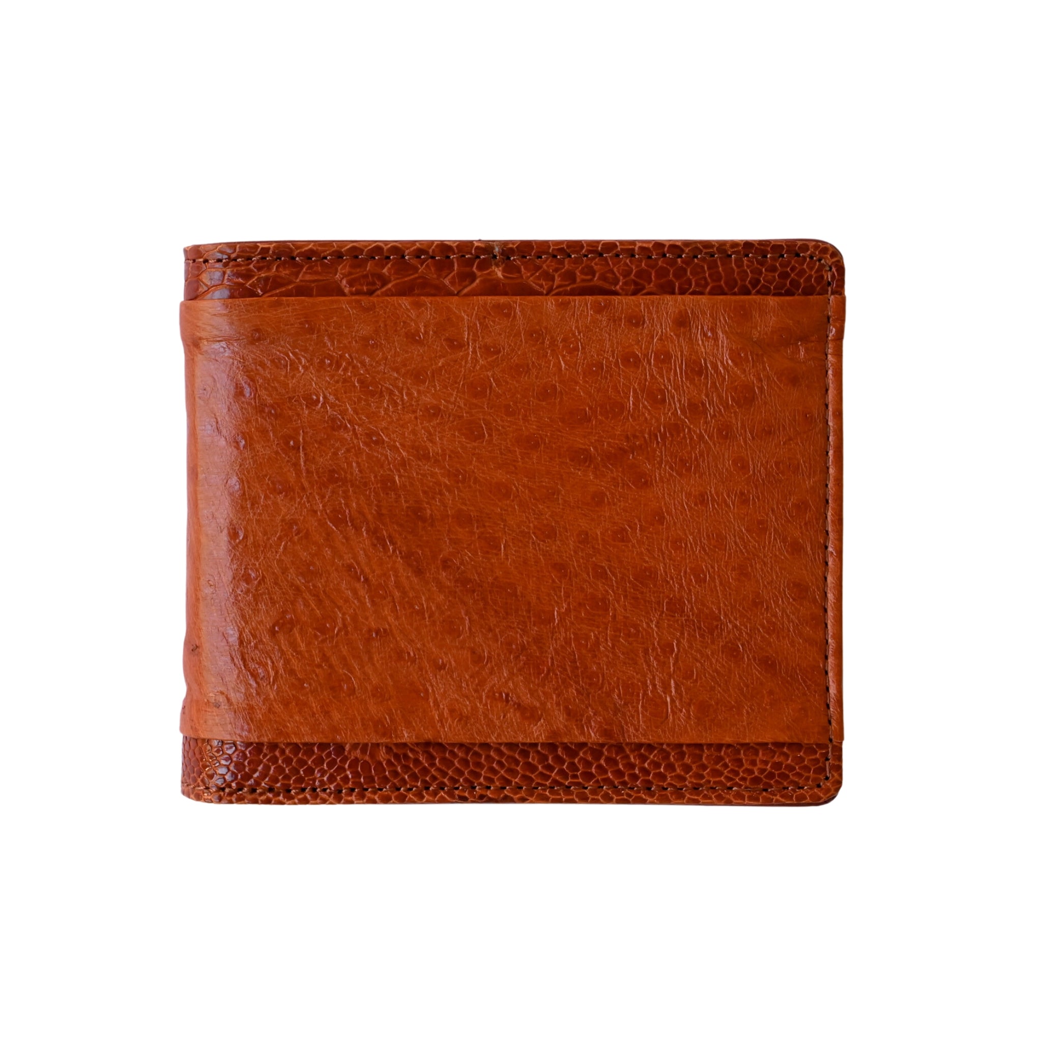 Tan Emu & Kangaroo Wallet - Front