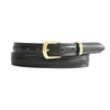 PLUS SIZE Classic Cowhide Belt 1" Black