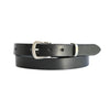 PLUS SIZE Classic Cowhide Belt 1" Black