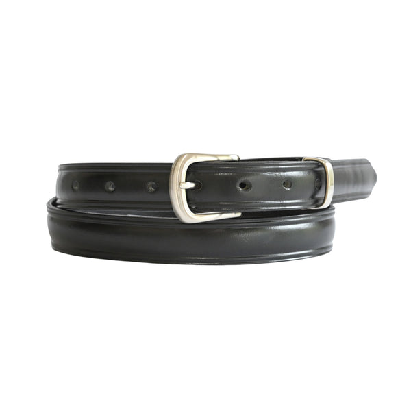 PLUS SIZE Classic Cowhide Belt 1" Black