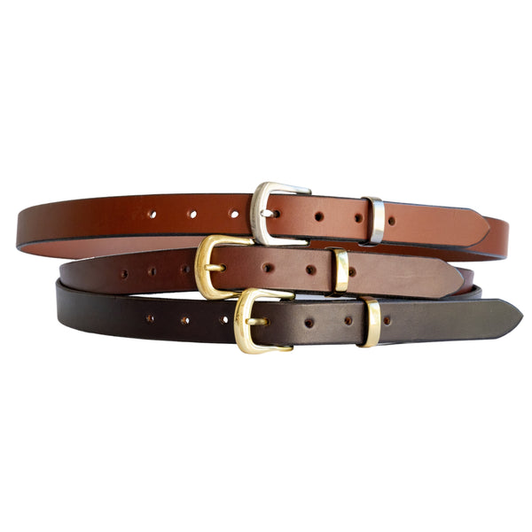 Classic Cowhide Belt 1" Whisky | Dark Tan | Cognac