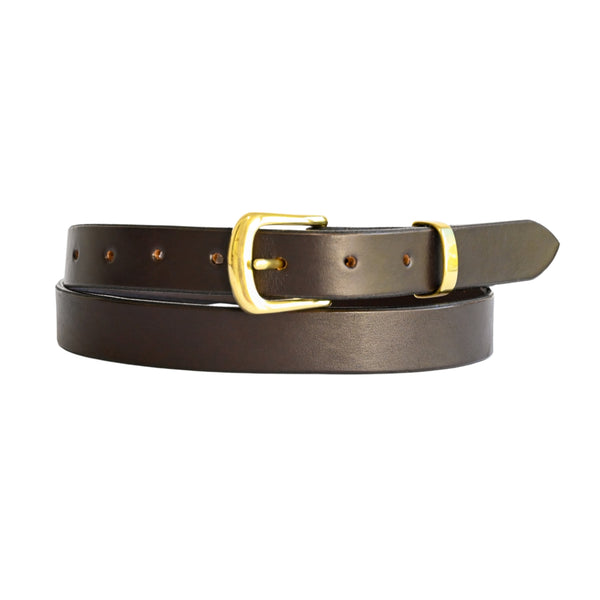 Classic Cowhide Belt 1" Whisky | Dark Tan | Cognac
