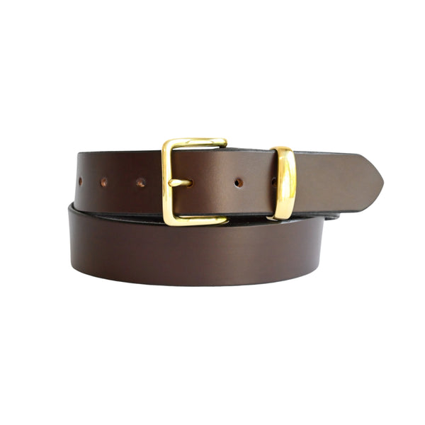 PLUS SIZE Classic Cowhide Belt 1 1/2" Whisky | Dark Tan | Cognac