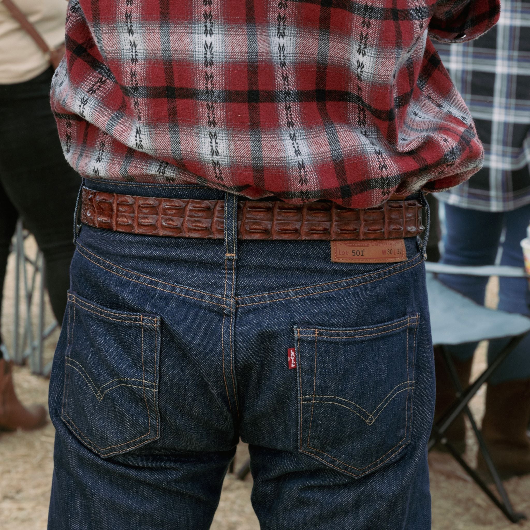 Crocodile Hornback Belt