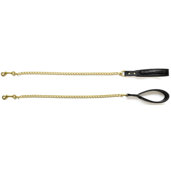 Crocodile Leather Dog Lead