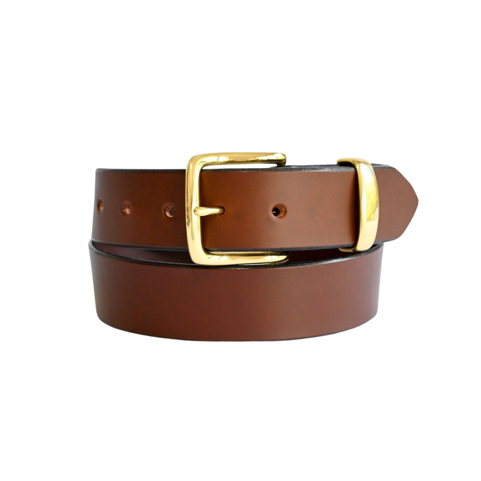 PLUS SIZE Classic Cowhide Belt 1 1/2