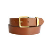 PLUS SIZE Classic Cowhide Belt 1 1/2" Whisky | Dark Tan | Cognac