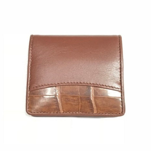 Crocodile & Cowhide Coin Purse