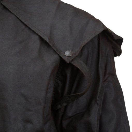 Didgeridoonas The Crawford Oilskin 3 Quarter Coat
