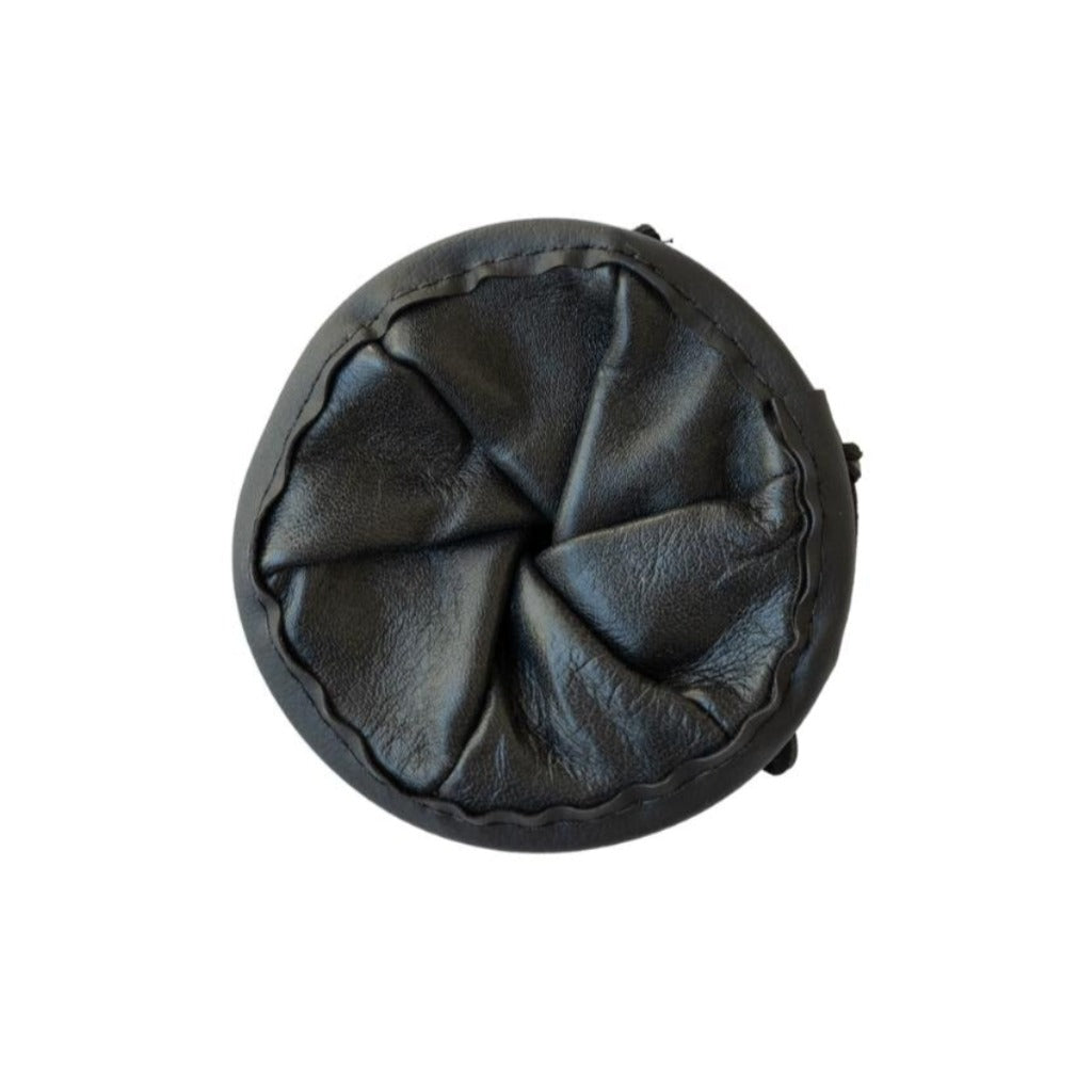 Kangaroo Leather Coin Pouch Black
