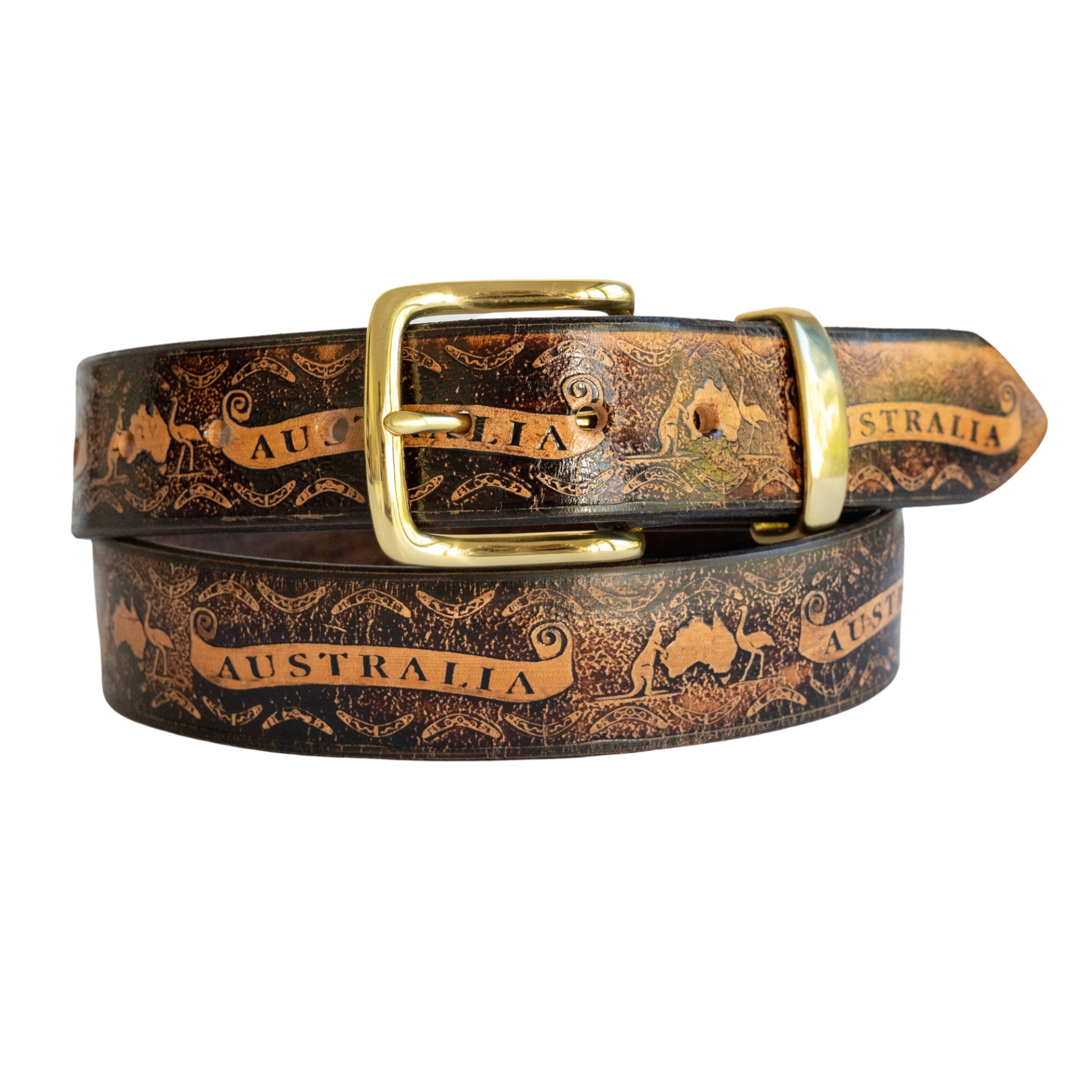 Australia Embossed Belt