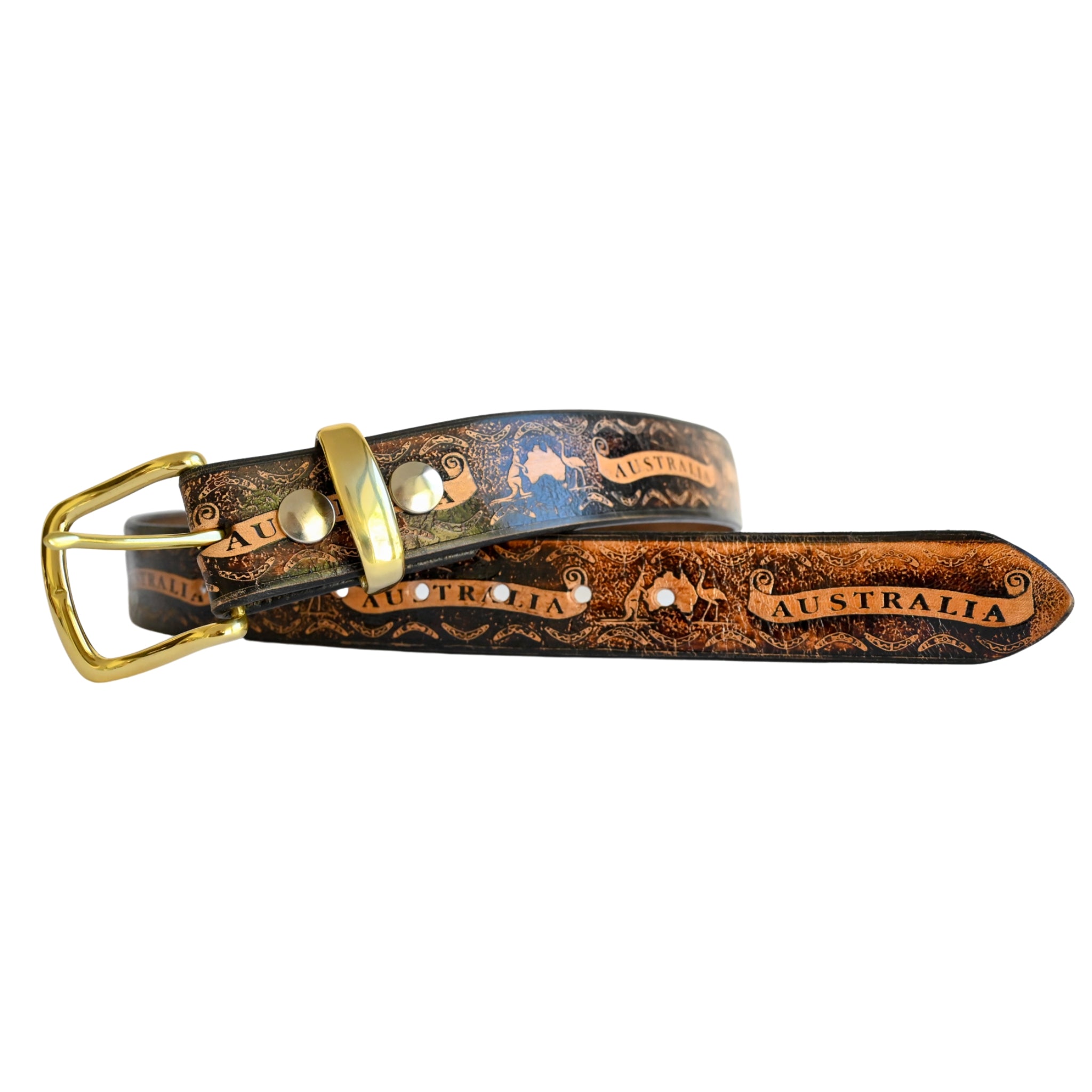 Australia Embossed Belt