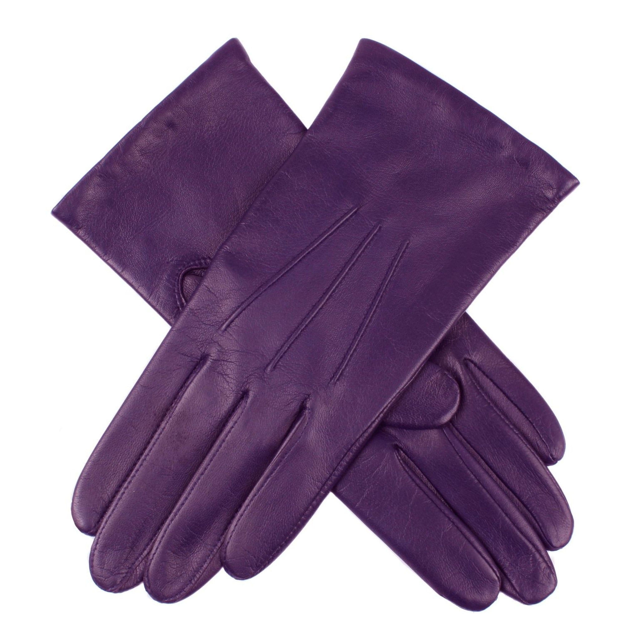 Dent's Women's Hairsheep Gloves Amethyst - Hahndorf Leathersmith