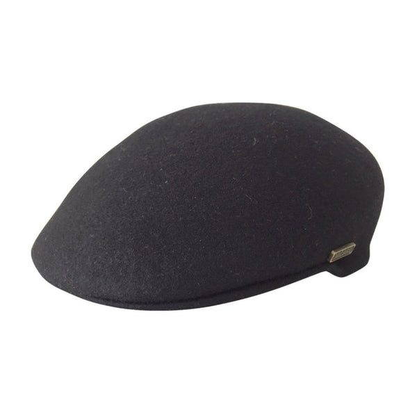 Wool Drivers Cap Black