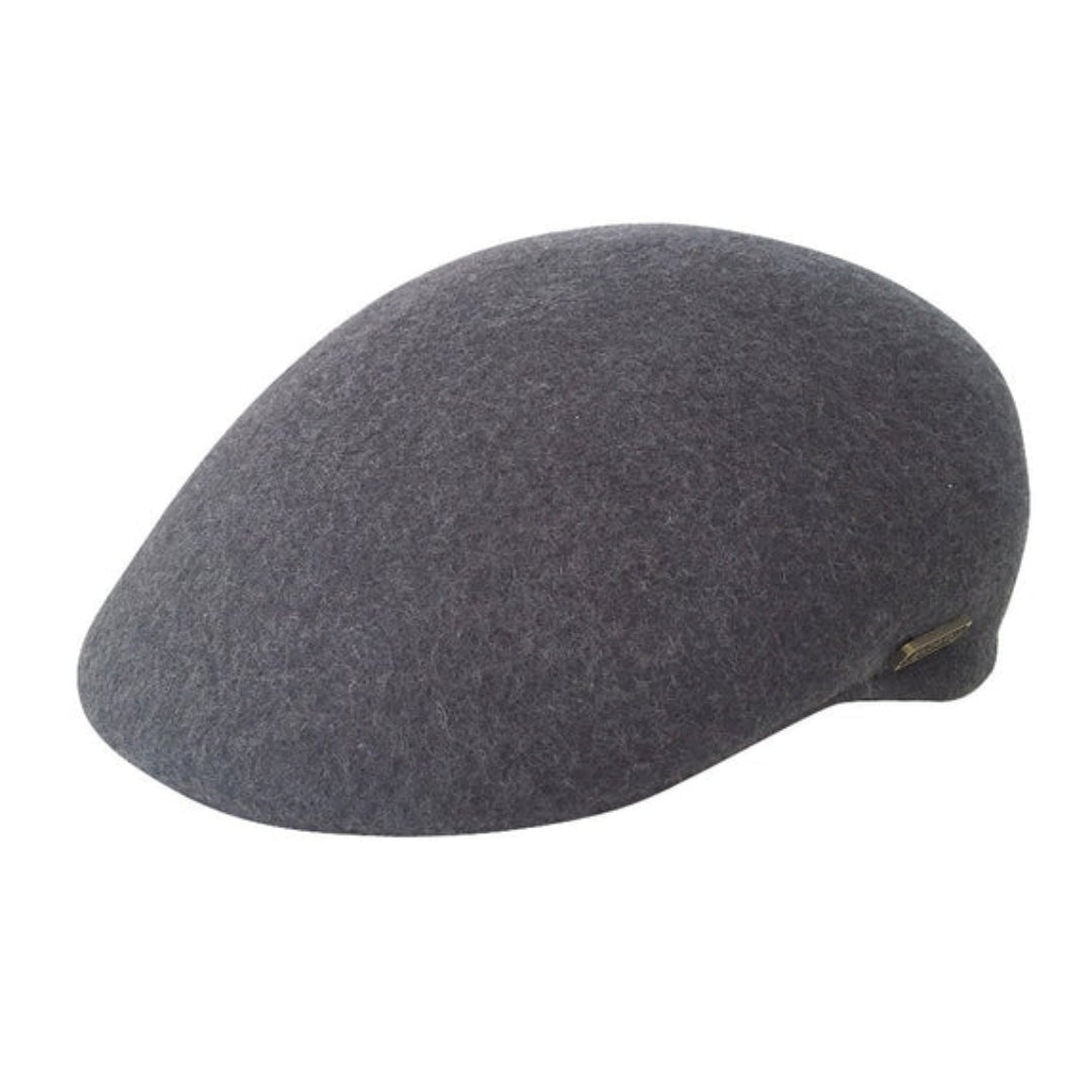 Wool Drivers Cap Grey