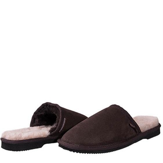 Chocolate Scuffs Sheepskin Slippers