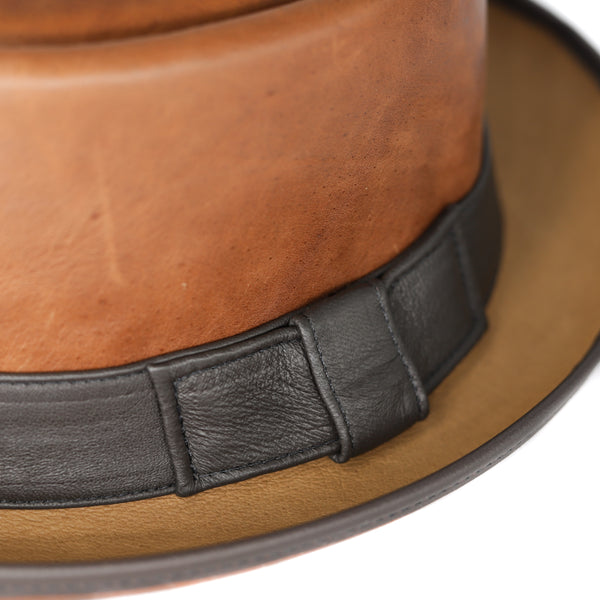 Hahndorf Leathersmith Kangaroo Porkpie Hat