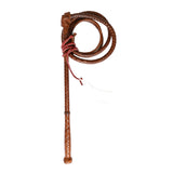 6ft 8 Plait Kangaroo Hide Stock Whip