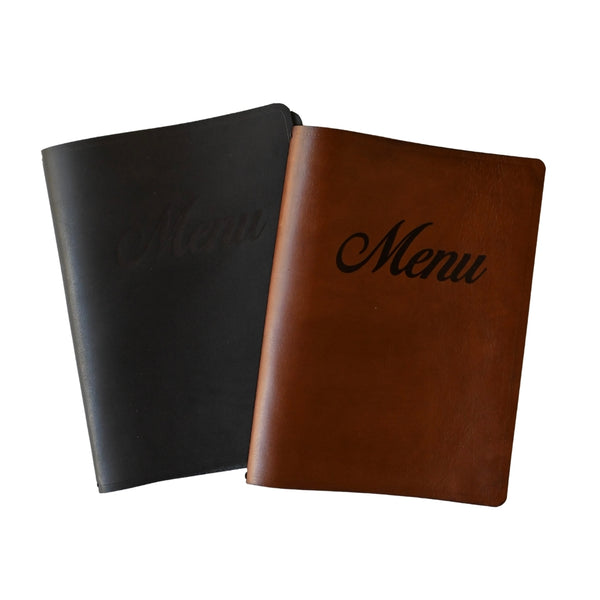 A5 Leather Menu Cover 