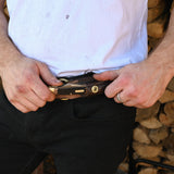 Hobble Belt with Knife Sheath